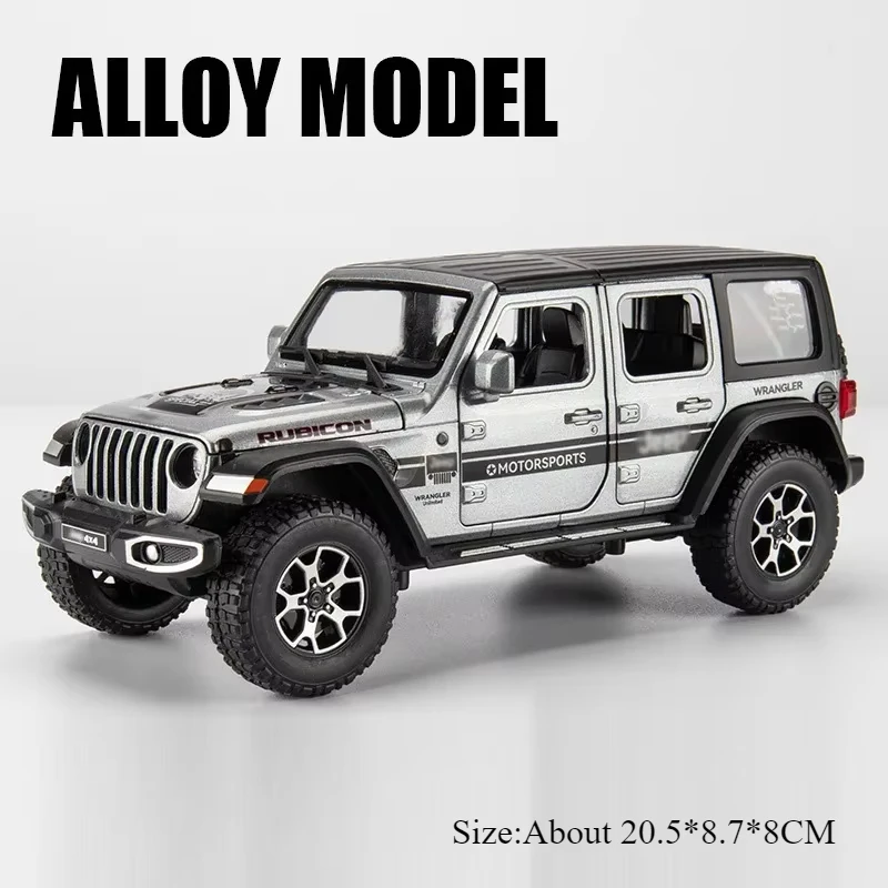 1:22 Scale Diecast Jeep Wrangler Rubicon Model 8 1:22 Scale Diecast Jeep Wrangler Rubicon Model - Image 8