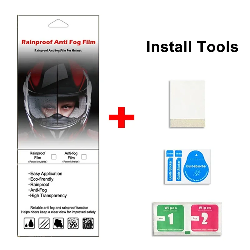 3-in-1 Motorcycle Helmet Anti-Fog Film 2 3-in-1 Motorcycle Helmet Anti-Fog Film - Image 2