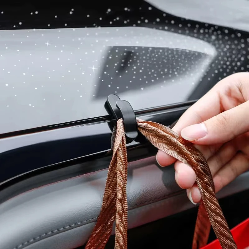 Self-Adhesive Car Hook Organizer Set 4 Self-Adhesive Car Hook Organizer Set - Image 4