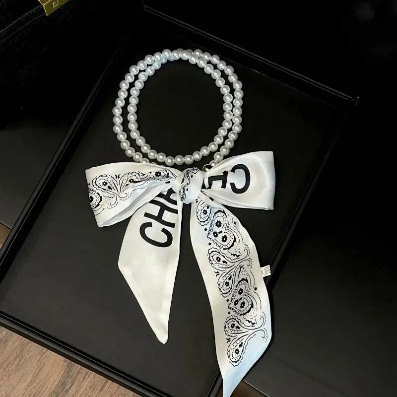 Elegant Black and White Women's Scarf Belt 8 Elegant Black and White Women's Scarf Belt - Image 8