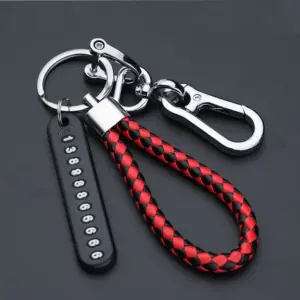 Stylish Anti-Lost Car Keychain with Phone ID 9 Sc084775fe181412e9b47fe8fbc457277f