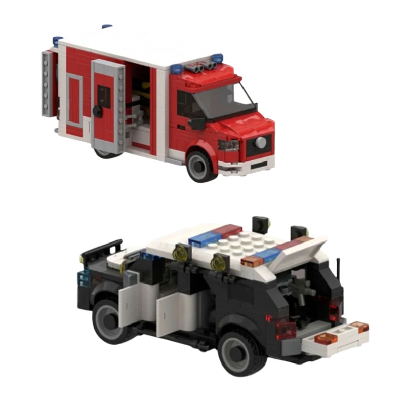 Emergency Rescue Vehicles Building Set for Adults 6 Emergency Rescue Vehicles Building Set for Adults - Image 6