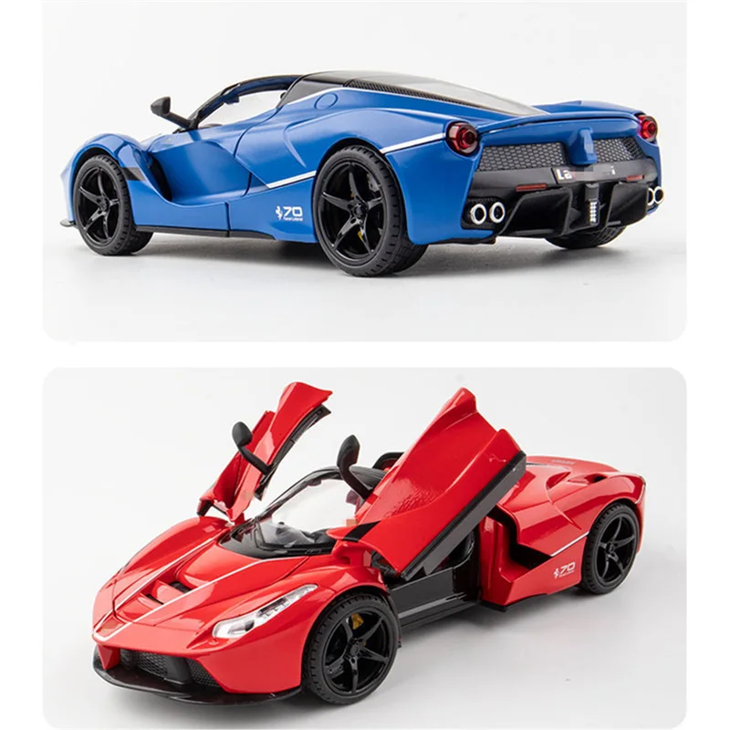 Red Ferrari LaFerrari 1:24 Diecast Model 5 Red Ferrari LaFerrari 1:24 Diecast Model - Image 5