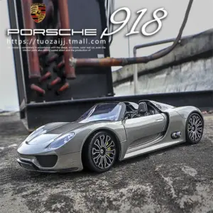 Porsche 918 Spyder Diecast Model 1:24 Scale 18 Sc0b613b21d474e9ca7b87ec1b16281e2f