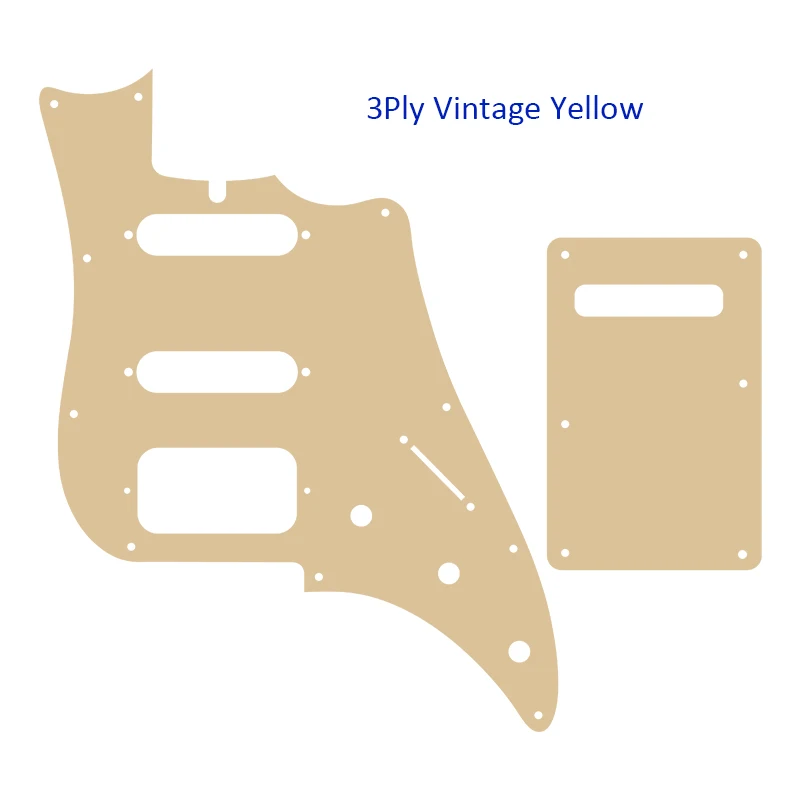 Mexico Jaguar Blacktop PAF Humbucker Pickguard 5 Mexico Jaguar Blacktop PAF Humbucker Pickguard - Image 5