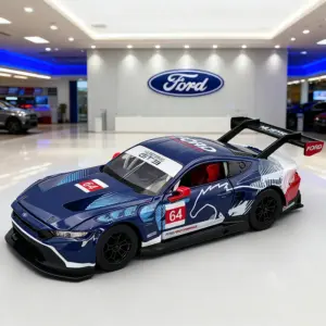 Blue Ford Mustang GT Diecast Model 1:24 Scale 13 Sc0f84f7babd047c38422d4b8f8739d96r