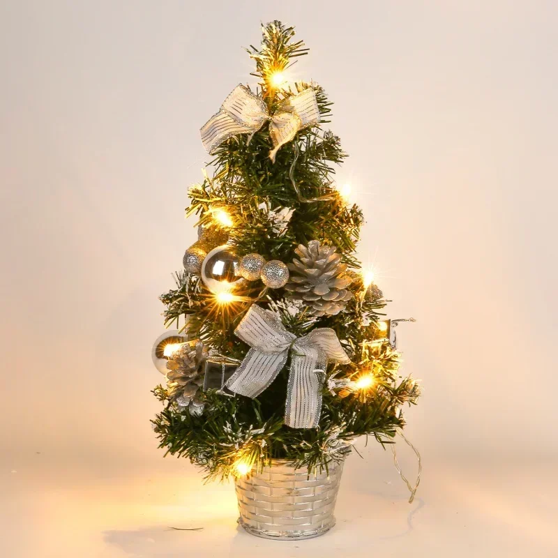 Festive 40cm LED Christmas Tree with Ornaments 1 Festive 40cm LED Christmas Tree with Ornaments