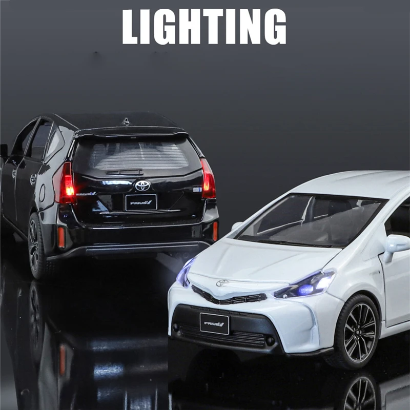 1/32 Toyota Prius Diecast Model with Lights 3 1/32 Toyota Prius Diecast Model with Lights - Image 3