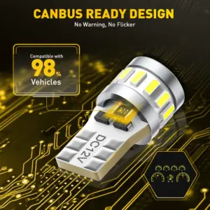 T10 W5W LED Interior Light Bulbs Set 2-Pack 10 Sc136b41f408147658b6f00620955b3e6v 1