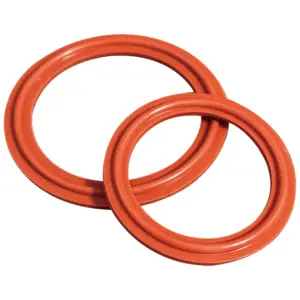 Vibrant Silicone Rubber Gasket for Tri-Clamp Fittings