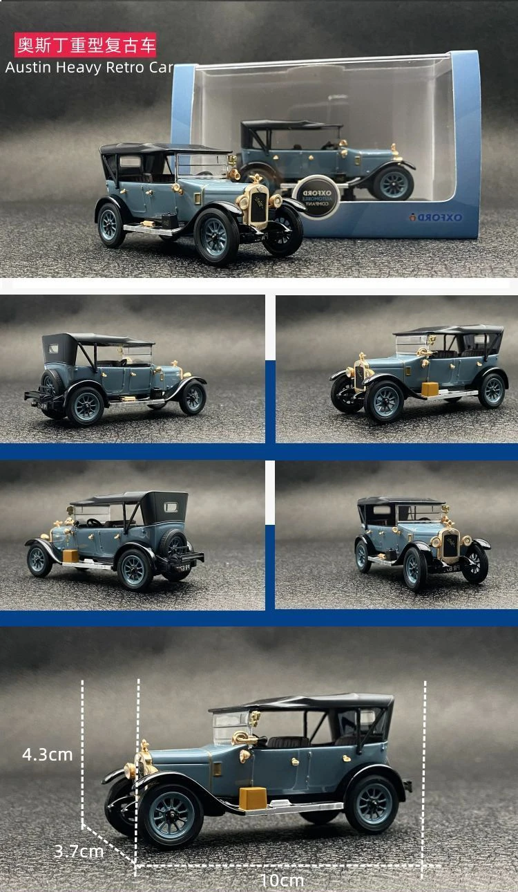 Vintage Black Austin Taxi Model in 1:43 Scale 2 Vintage Black Austin Taxi Model in 1:43 Scale - Image 2