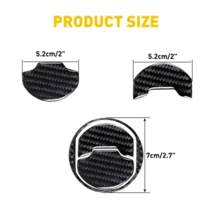 Ford Mustang 2015-2020 Carbon Fiber Interior Trim Set 9 Sc18c40ca385b4c4a920d7f93d0aff9504