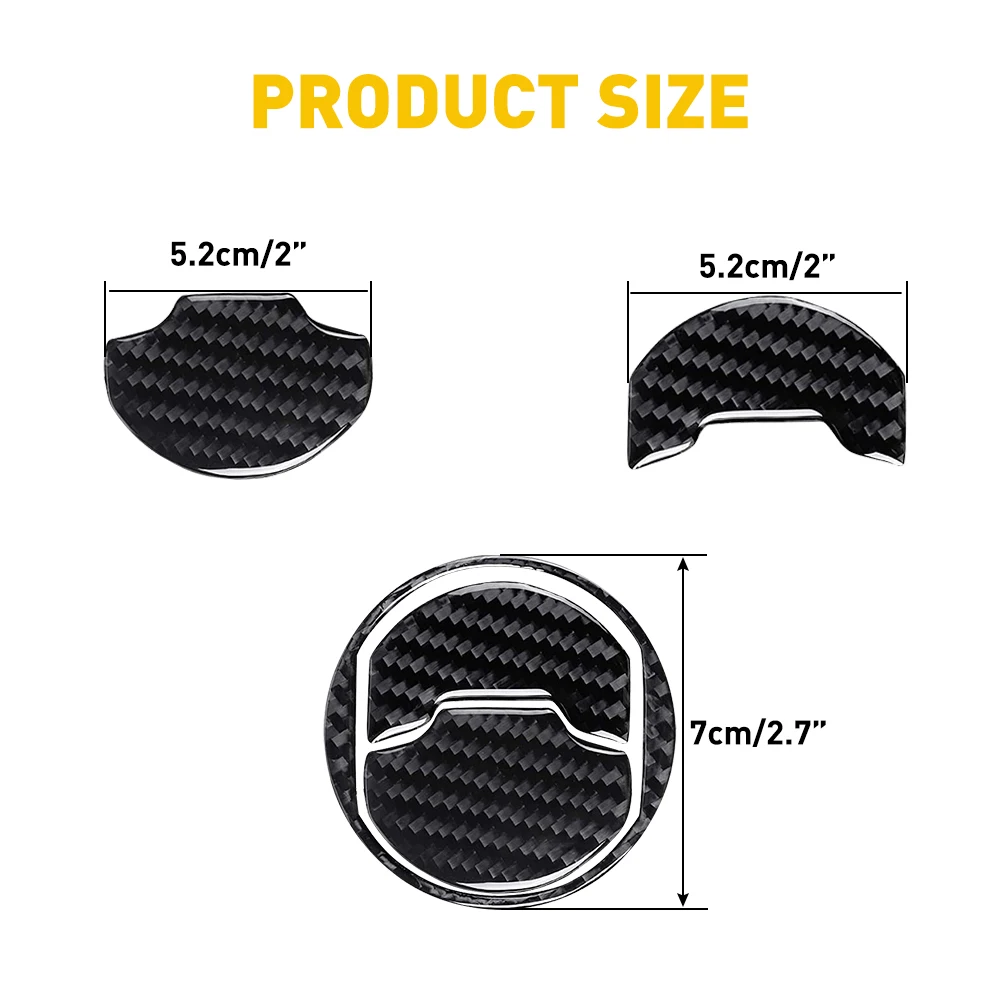 Ford Mustang 2015-2020 Carbon Fiber Interior Trim Set 2 Ford Mustang 2015-2020 Carbon Fiber Interior Trim Set - Image 2