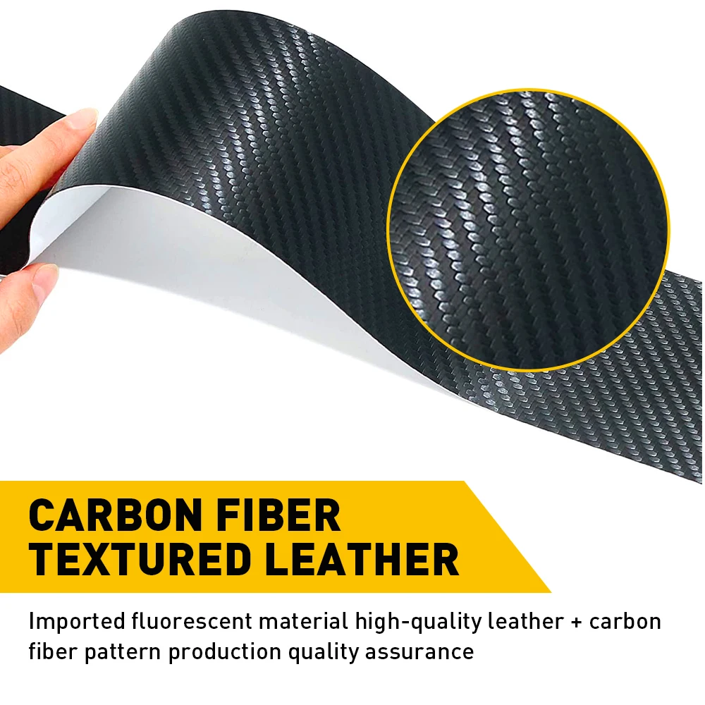 Toyota Door Sill Protection Set with Carbon Fiber Finish 5 Toyota Door Sill Protection Set with Carbon Fiber Finish - Image 5