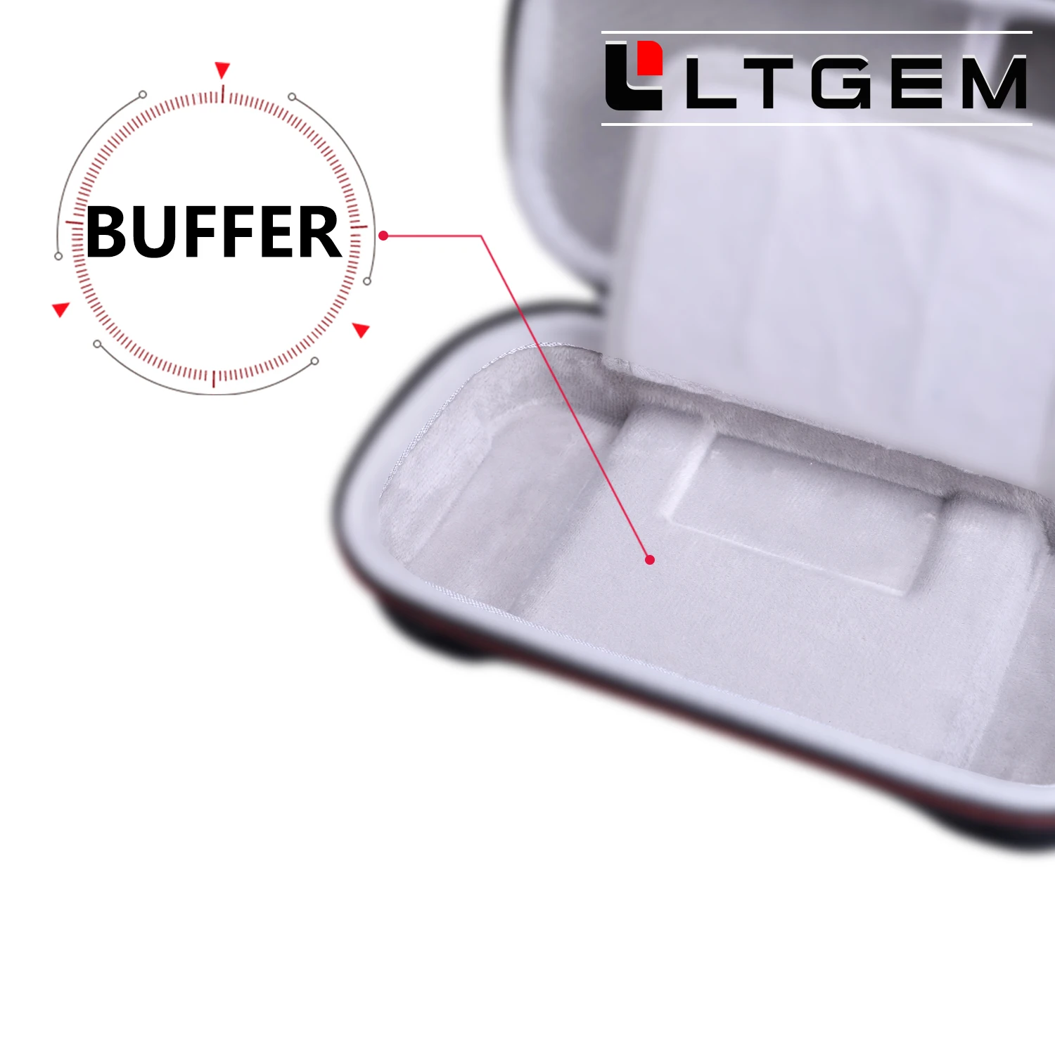 Switch Lite Impact-Resistant EVA Case with Mesh Pocket 2 Switch Lite Impact-Resistant EVA Case with Mesh Pocket - Image 2