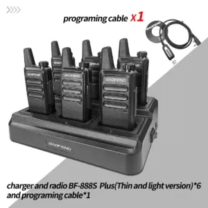 Six-Pack Baofeng BF-888S Plus UHF Walkie-Talkies 18 Sc2bd33cfe4c841e0b661ae30e904fbfdk