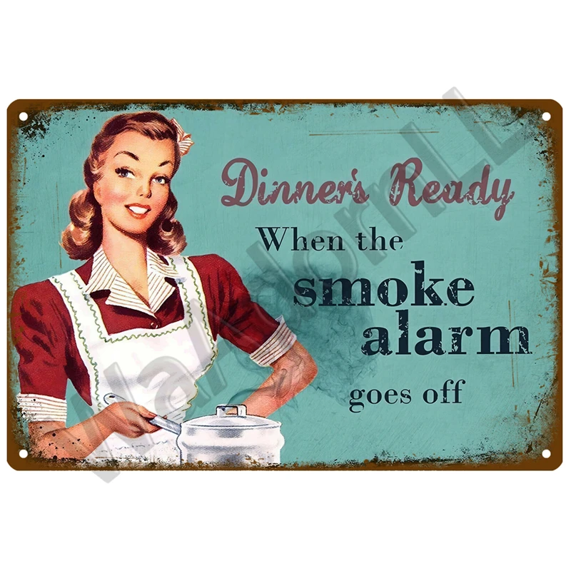 Retro Diner Tin Sign 20 x 30 cm Decor 15 Retro Diner Tin Sign 20 x 30 cm Decor - Image 15