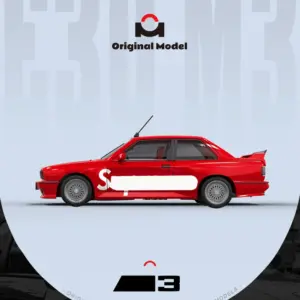 Red BMW E30 Diecast Model 1:64 Scale for Collection 10 Sc2d660aefc924562b348f1fc4ae1a895f