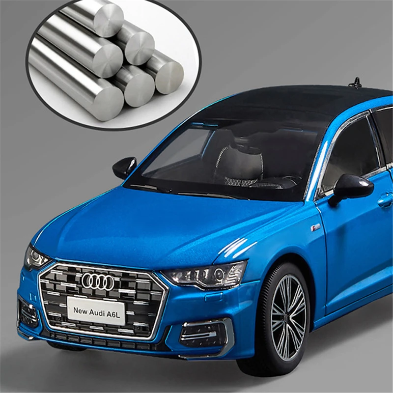 1:18 Blue Audi A6 Diecast Model 2 1:18 Blue Audi A6 Diecast Model - Image 2
