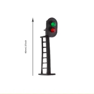 HO Scale Realistic Traffic Light Model for Layouts 17 Sc328150f0d254359aa75cc4d50062b4dA