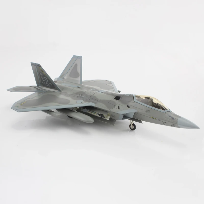 1:72 Scale F-22 Fighter Diecast Model 4 1:72 Scale F-22 Fighter Diecast Model - Image 4