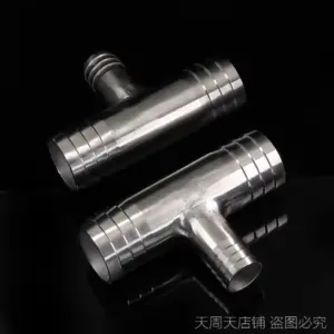 304 Stainless Steel Hose Barb Reducer Tee Fitting 8 Sc3d50dd0cc574468b089dca351c9036bk