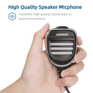 ABBREE AR-780 Dual PTT Microphone for Motorola 11 Sc40e4a1ffda44058a8bb36bb18365b217