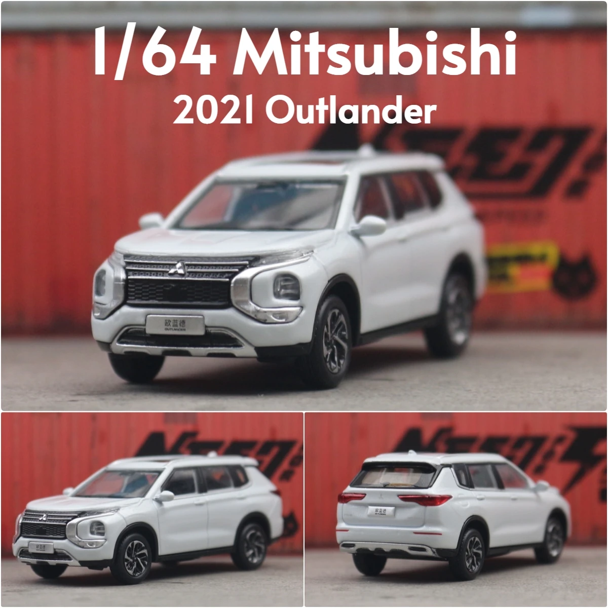 1:64 Mitsubishi Outlander SUV Diecast Model 7 1:64 Mitsubishi Outlander SUV Diecast Model - Image 7