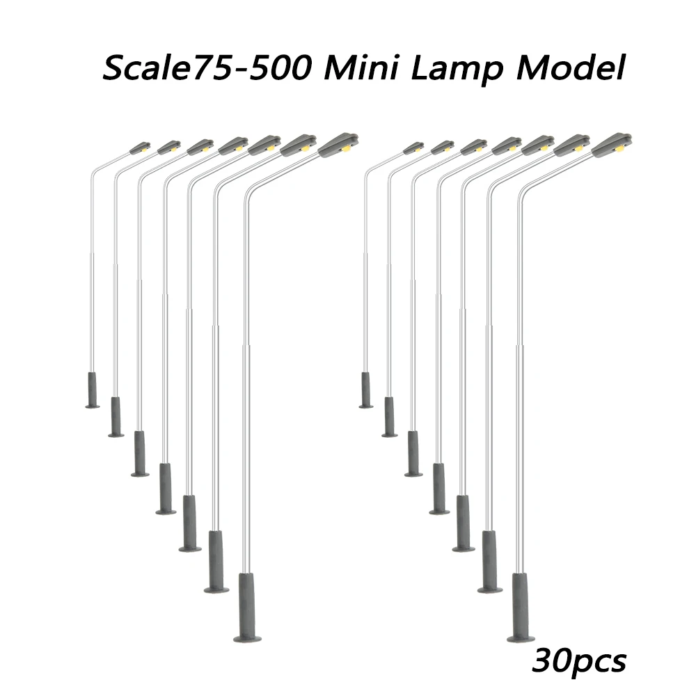Miniature Street Lamps Set for Dioramas & Models 6 Miniature Street Lamps Set for Dioramas & Models - Image 6