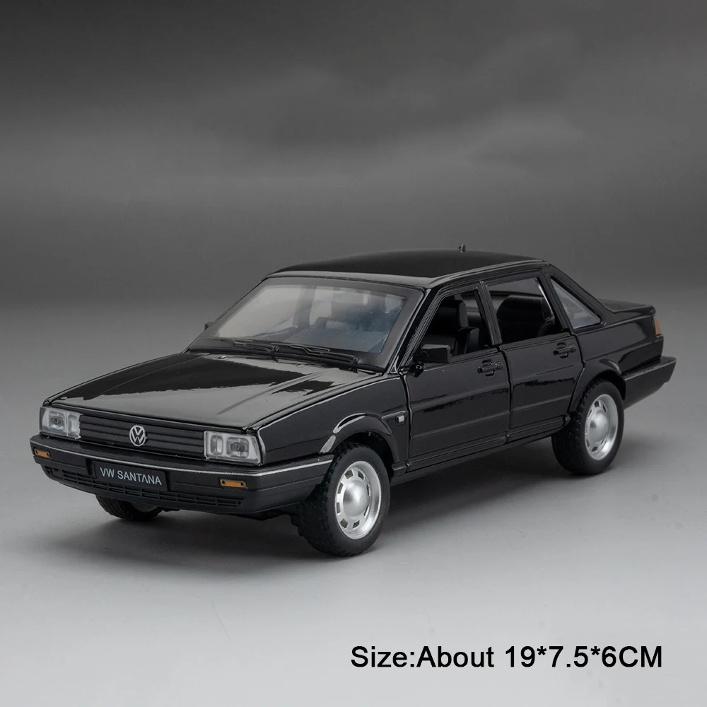 Volkswagen Santana Diecast Model 1:24 Scale Black 7 Volkswagen Santana Diecast Model 1:24 Scale Black - Image 7