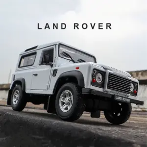 White Land Rover Defender Model 1:24 Scale 11 Sc4c34bf71d3a4964aa56601265ccdb6bP