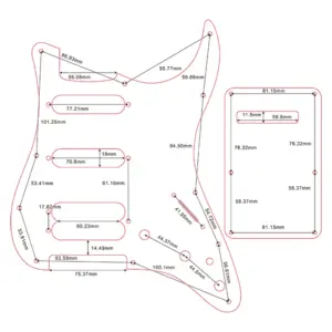 Guitar Pickguard Set for US Stratocaster 40 Sc4c3e2a9aa784f34aa6d6628a166795ez