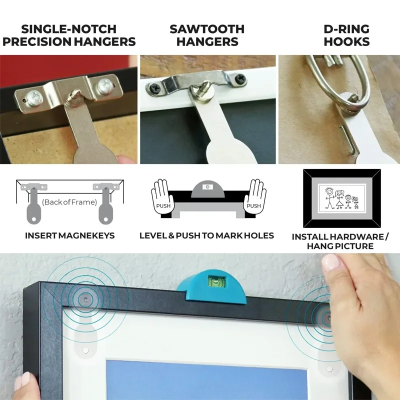 All-in-One Picture Hanging Kit with Level 2 All-in-One Picture Hanging Kit with Level - Image 2