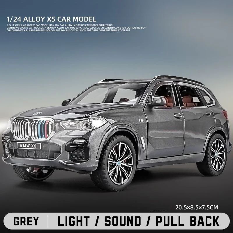 BMW X5 1:24 Diecast Model with Sound and Light 10 BMW X5 1:24 Diecast Model with Sound and Light - Image 10