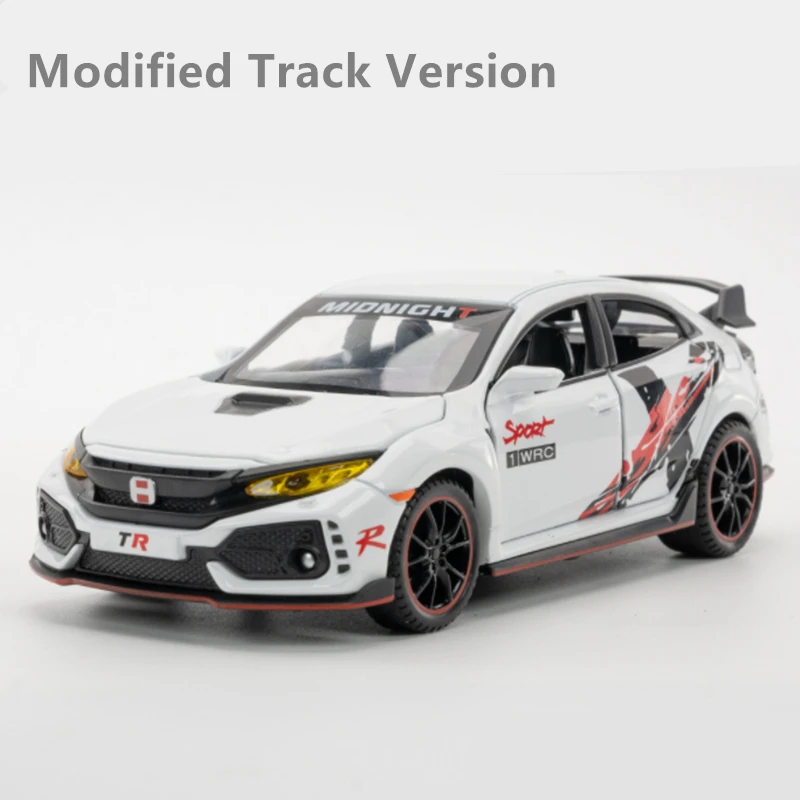 Honda Civic Type-R 1:32 Diecast Model with Sound & Light 10 Honda Civic Type-R 1:32 Diecast Model with Sound & Light - Image 10