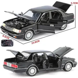 1:32 Scale Toyota Crown S130 Diecast Model with Sound and Lights 15 Sc5547eb3ab0d436ea038eebc663e5c2em