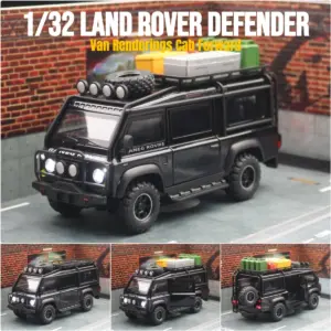 Yellow Land Rover Defender Diecast Model 1/32 Scale 17 Sc5f5805c5211477b92671c7bbff74fb6L