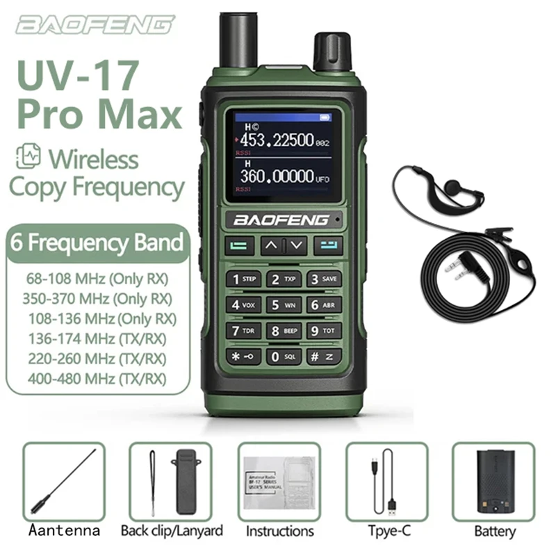 Baofeng UV-17 Air Band Walkie Talkie 10 Baofeng UV-17 Air Band Walkie Talkie - Image 10