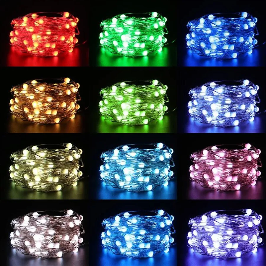 RGB Outdoor Christmas String Lights 5-20m with Remote 4 RGB Outdoor Christmas String Lights 5-20m with Remote - Image 4