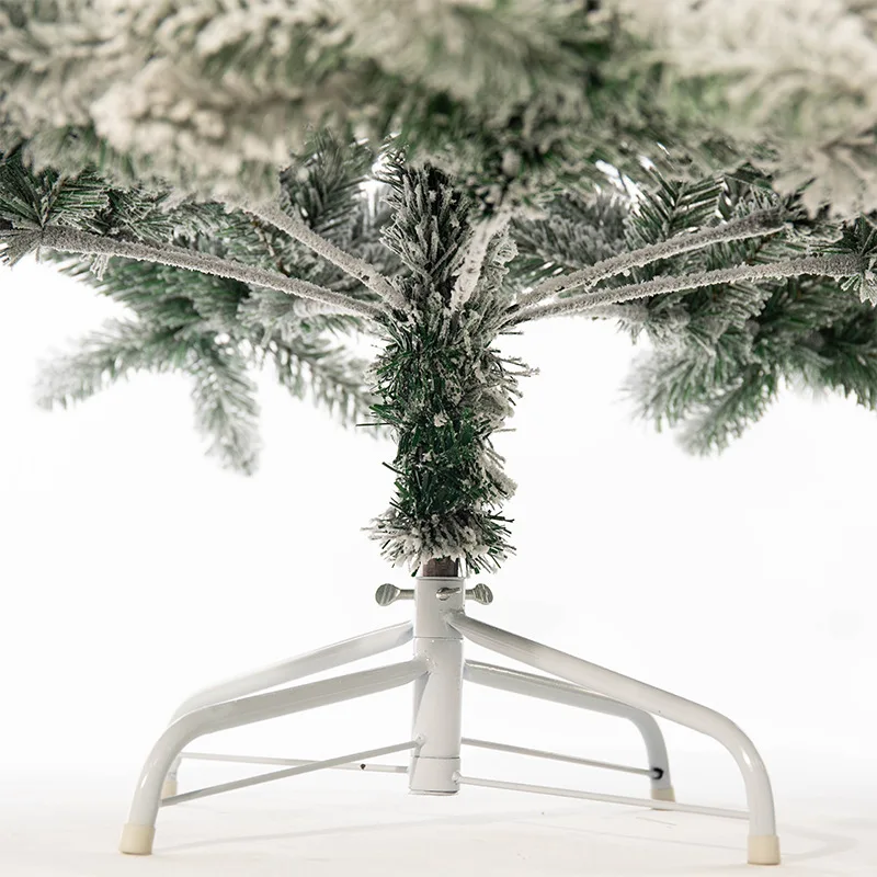 Flocked Christmas Tree 120-270cm with LED Lights 6 Flocked Christmas Tree 120-270cm with LED Lights - Image 6