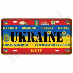 Retro Metal Sign Wall Art 15 x 30 cm 54 Sc6c25a0aafd0411ea2923265b372e725i