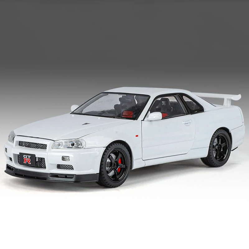GTR GT-R R34 Skyline 1:18 Scale Diecast Model 7 GTR GT-R R34 Skyline 1:18 Scale Diecast Model - Image 7