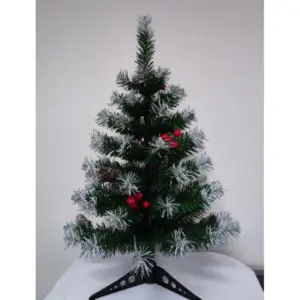 Small Festive Christmas Tree with LED Lights 14 Sc70e2646633f4aa696fc5644da13f0086