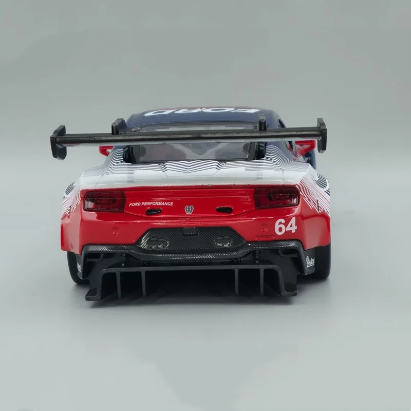 Blue Ford Mustang GT Diecast Model 1:24 Scale 3 Blue Ford Mustang GT Diecast Model 1:24 Scale - Image 3