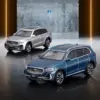 Geely Xingyue L 1:64 Diecast Model in Blue or Silver