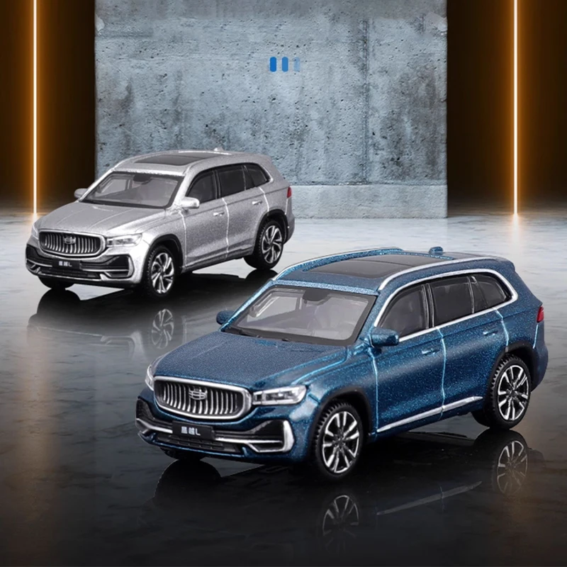 Geely Xingyue L 1:64 Diecast Model in Blue or Silver 1 Geely Xingyue L 1:64 Diecast Model in Blue or Silver