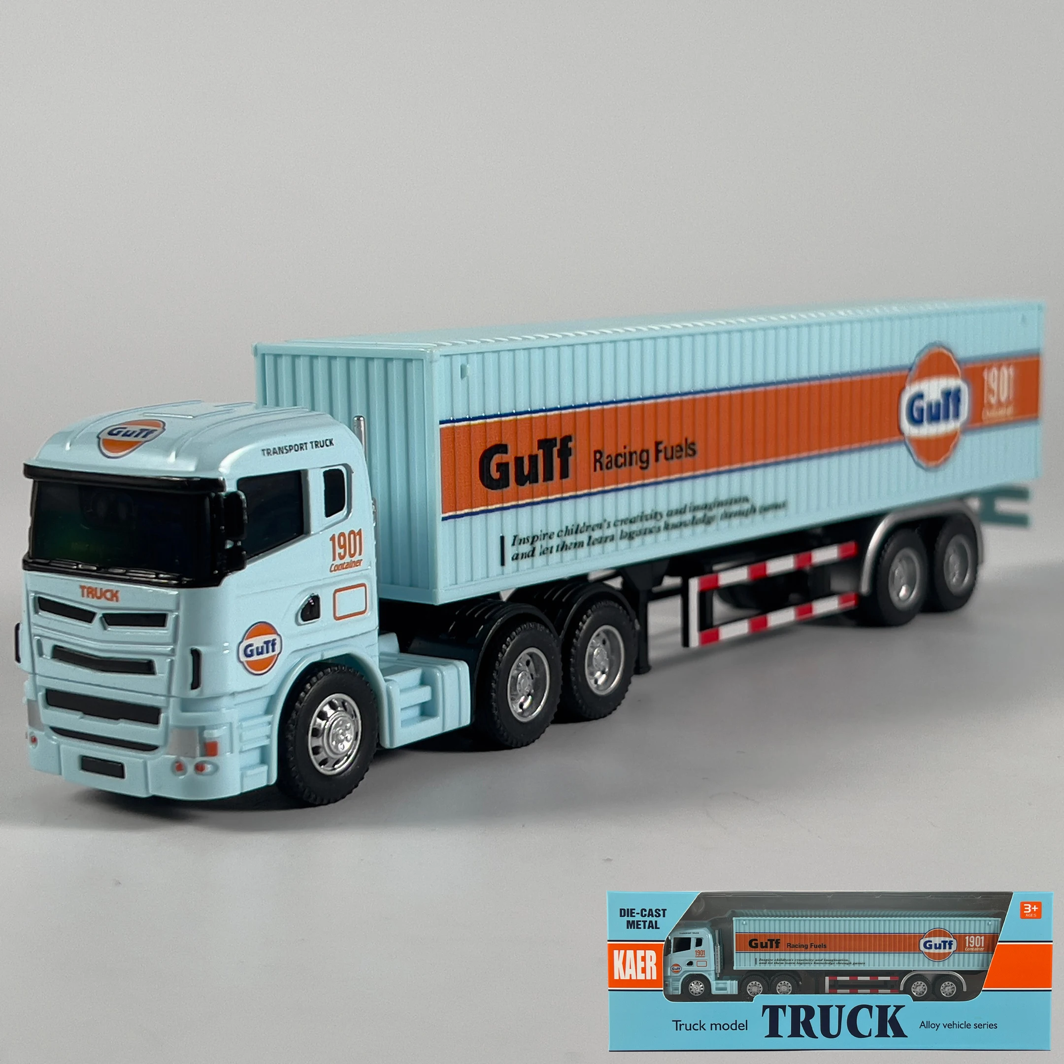 1:64 Gulf Container Truck Model 14 1:64 Gulf Container Truck Model - Image 14