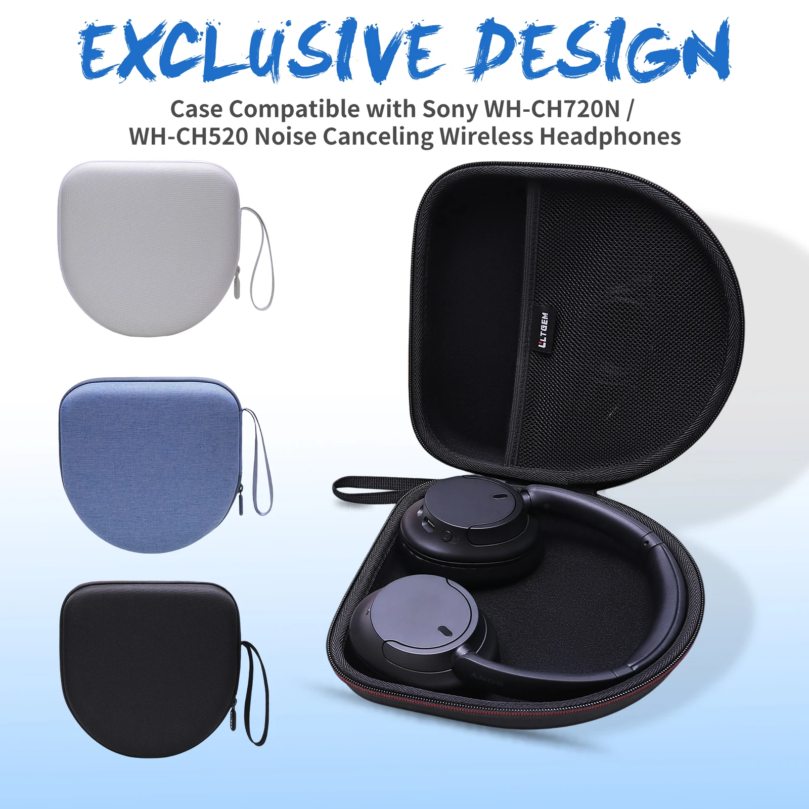 Sony WH-CH720N Custom Protective Carrying Case 4 Sony WH-CH720N Custom Protective Carrying Case - Image 4