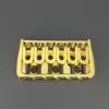 Gold Fixed Guitar Bridge for Six Strings