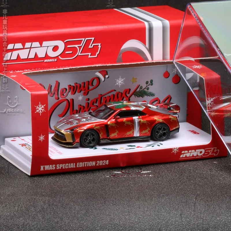 INNO Cars 1/64 Nissan GTR R50 X Christmas Model 6 INNO Cars 1/64 Nissan GTR R50 X Christmas Model - Image 6
